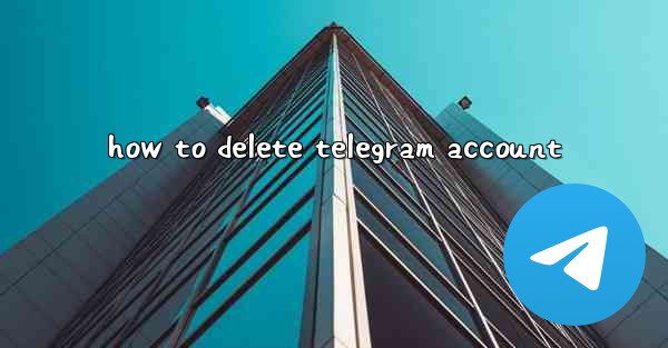 how to delete telegram account
