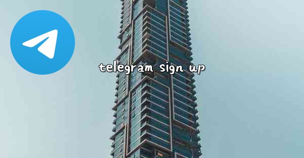 telegram sign up