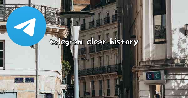 telegram clear history