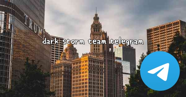 dark storm team telegram