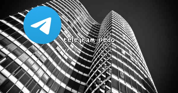 telegram pedo