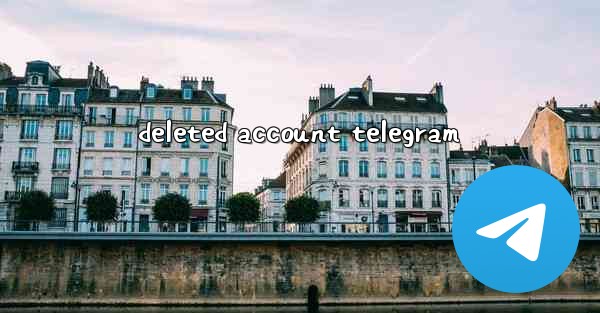 deleted account telegram