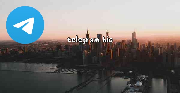 telegram bio