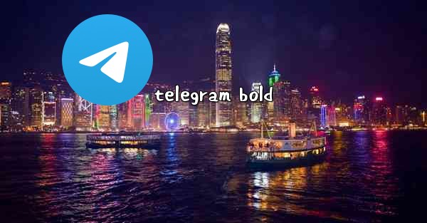 telegram bold