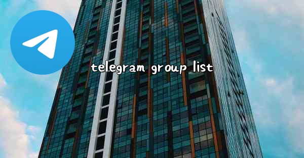 telegram group list