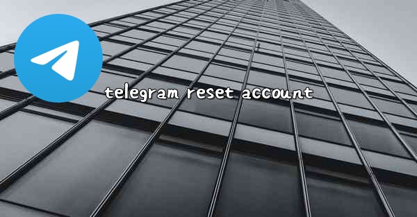 telegram reset account