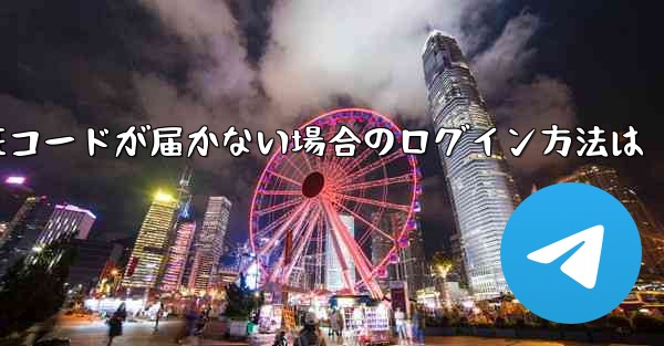 紙飛行機の国内番号で認証コードが届かない場合のログイン方法は