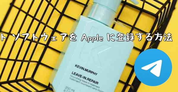 飛行機アプリのチャット ソフトウェアを Apple に登録する方法