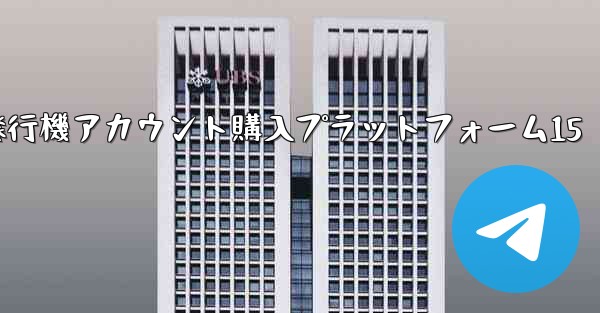 紙飛行機アカウント購入プラットフォーム15