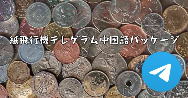 紙飛行機テレゲラム中国語パッケージ