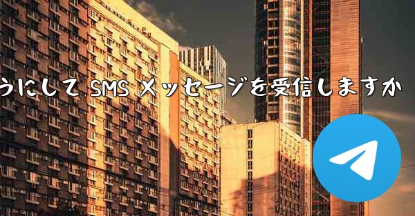 Paper Plane はどのようにして SMS メッセージを受信しますか