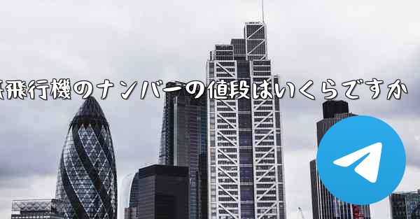 紙飛行機のナンバーの値段はいくらですか
