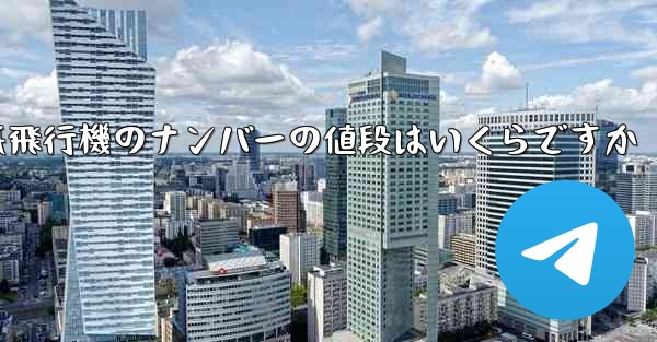 紙飛行機のナンバーの値段はいくらですか