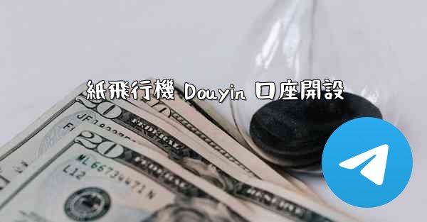 紙飛行機 Douyin 口座開設