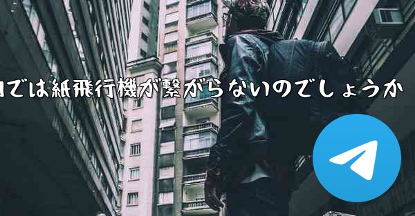 なぜ国内では紙飛行機が繋がらないのでしょうか