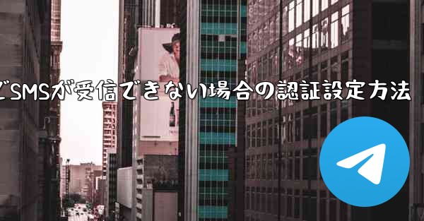 紙飛行機でSMSが受信できない場合の認証設定方法