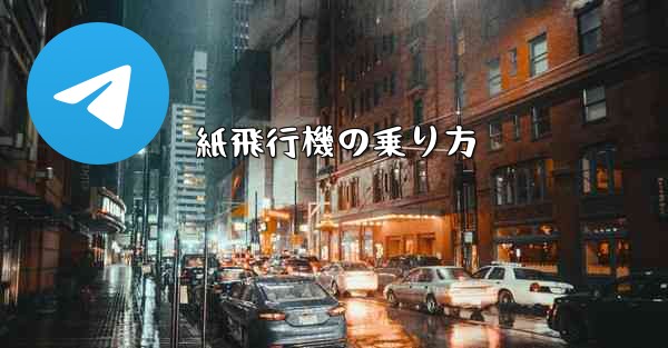紙飛行機の乗り方