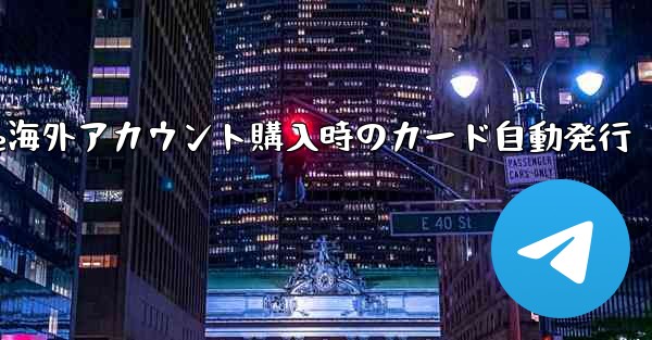Paper Plane海外アカウント購入時のカード自動発行