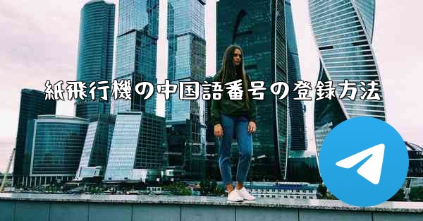 紙飛行機の中国語番号の登録方法