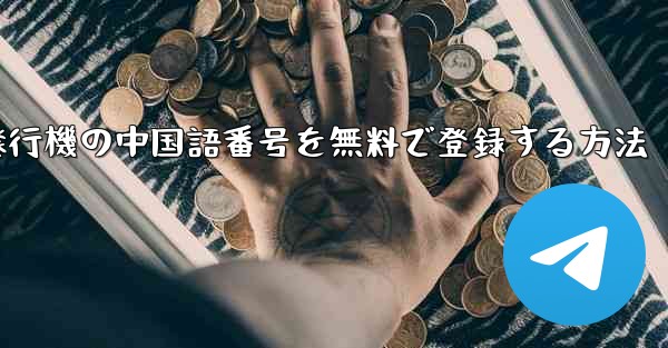 紙飛行機の中国語番号を無料で登録する方法