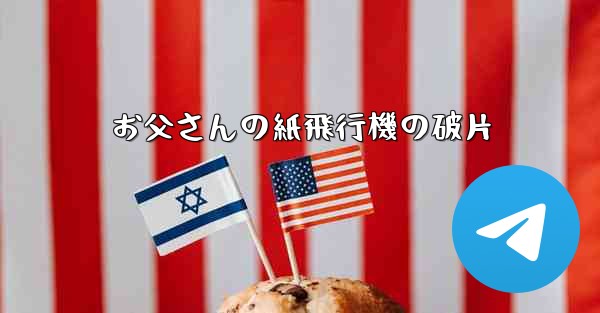 お父さんの紙飛行機の破片