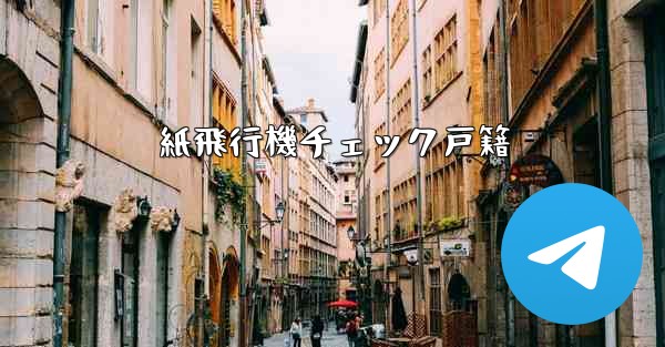 紙飛行機チェック戸籍