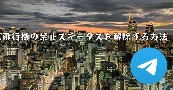 紙飛行機の禁止ステータスを解除する方法