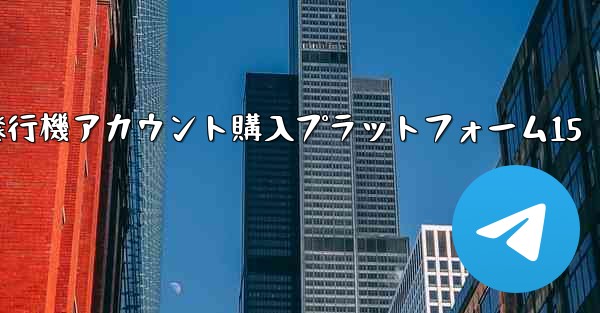 紙飛行機アカウント購入プラットフォーム15