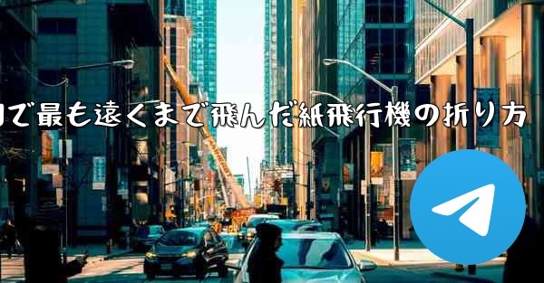 中国で最も遠くまで飛んだ紙飛行機の折り方