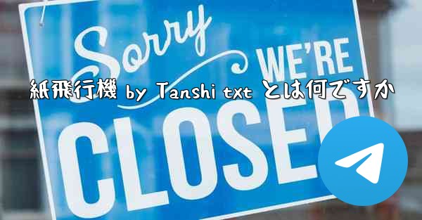 紙飛行機 by Tanshi txt とは何ですか