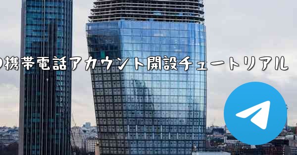 紙飛行機の携帯電話アカウント開設チュートリアル