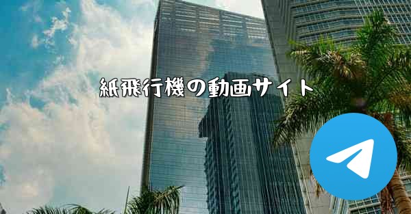 紙飛行機の動画サイト