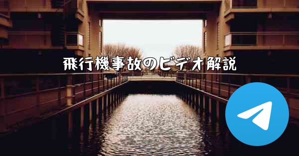 飛行機事故のビデオ解説