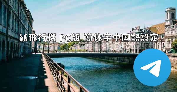 紙飛行機 PC版 簡体字中国語設定