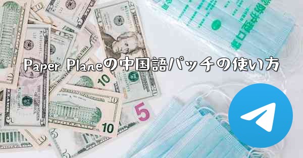 Paper Planeの中国語パッチの使い方