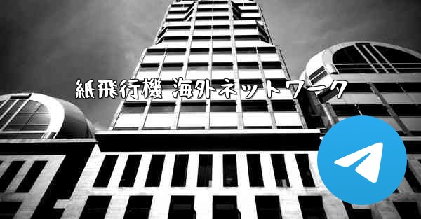 紙飛行機 海外ネットワーク