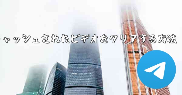 紙飛行機でキャッシュされたビデオをクリアする方法