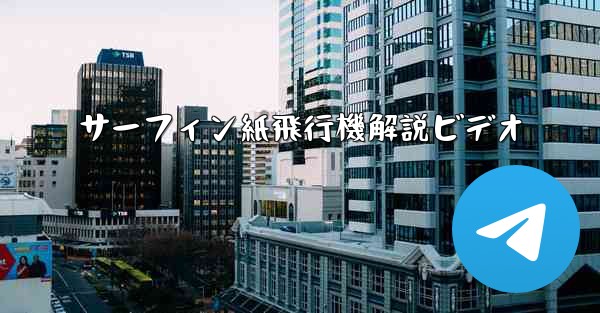 サーフィン紙飛行機解説ビデオ