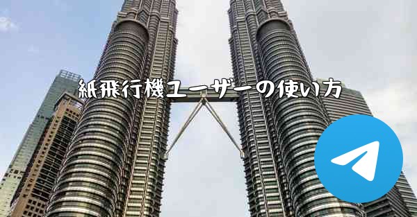 紙飛行機ユーザーの使い方