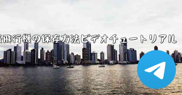 紙飛行機の保存方法ビデオチュートリアル