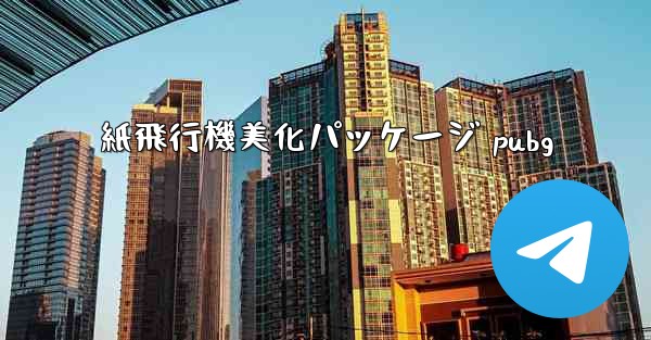 紙飛行機美化パッケージ pubg