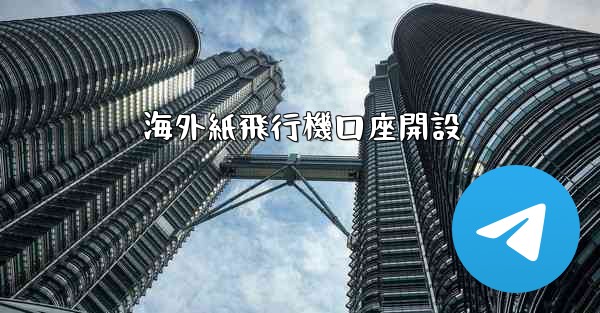 海外紙飛行機口座開設