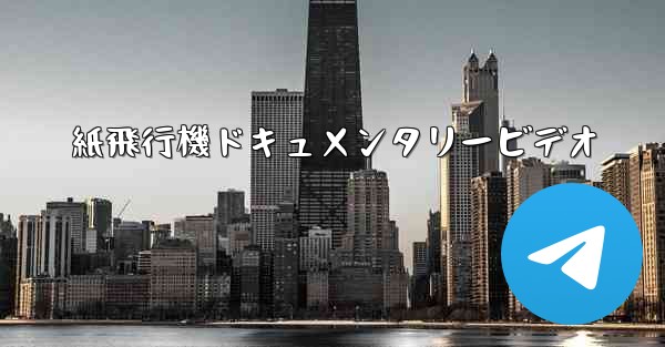 紙飛行機ドキュメンタリービデオ