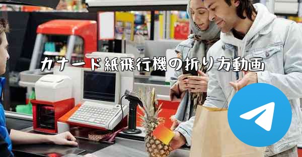 カナード紙飛行機の折り方動画
