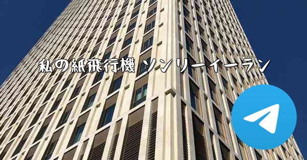 私の紙飛行機 ソンリーイーラン