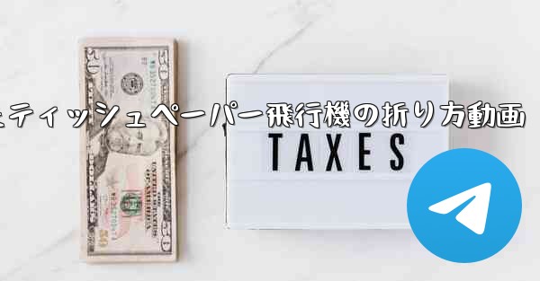 ナイフを使ったティッシュペーパー飛行機の折り方動画