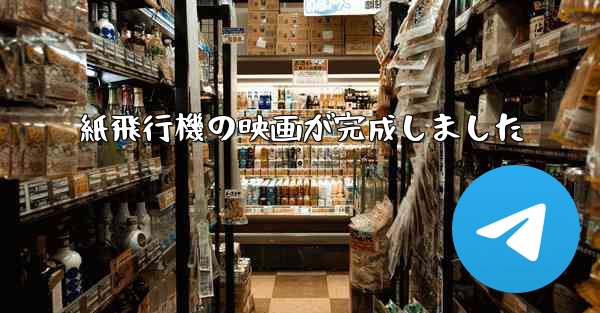 紙飛行機の映画が完成しました