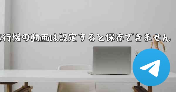 紙飛行機の動画は設定すると保存できません