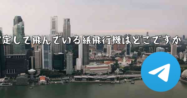 一番安定して飛んでいる紙飛行機はどこですか