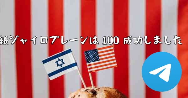 折り紙ジャイロプレーンは 100 成功しました